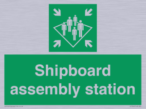 Shipboard assembly station